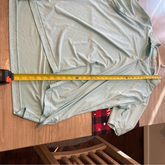 PETER MILLAR GOLF POLO SHIRT -XL- WHITE BLUE COCKTAIL WINE DOT SUMMER COMFORT - Picture 6 of 9